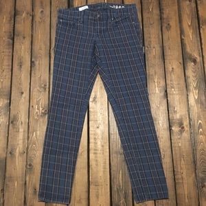 GAP 1989 Always Skinny plaid pants